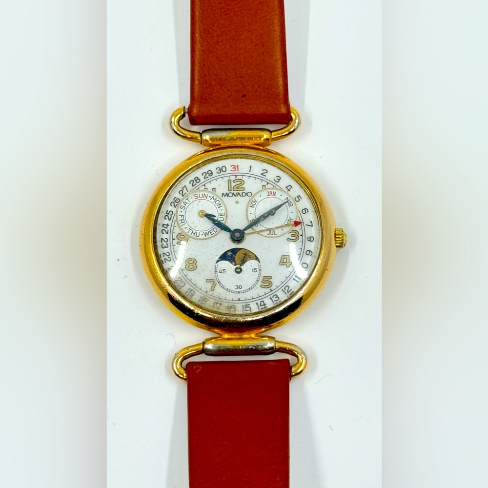 Movado Triple Calendar Moon Phase